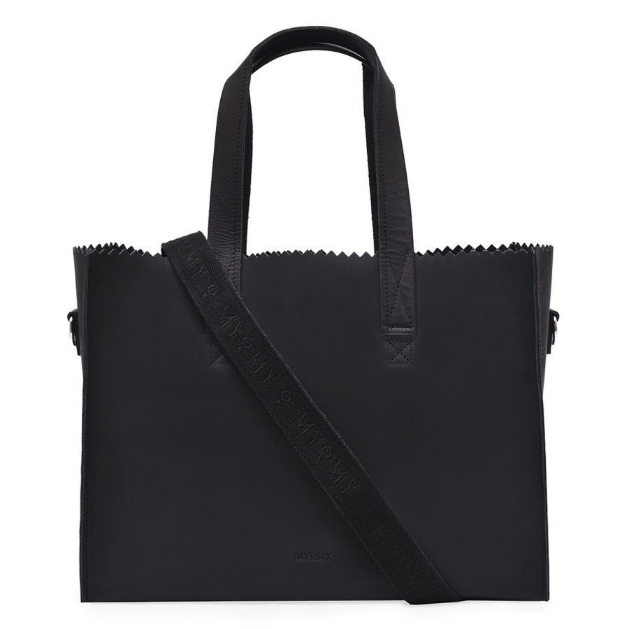 Dames MYoMY Business- En Laptoptassen | My Paper Bag Baby - Hunter Off-Black Hunter-Off-Black