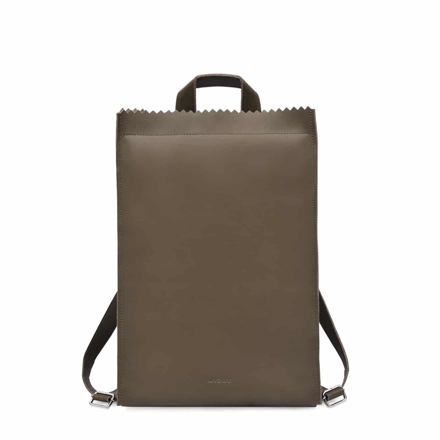 Dames MYoMY Rugzakken | My Paper Bag Backbag - Hunter Taupe Hunter-Taupe