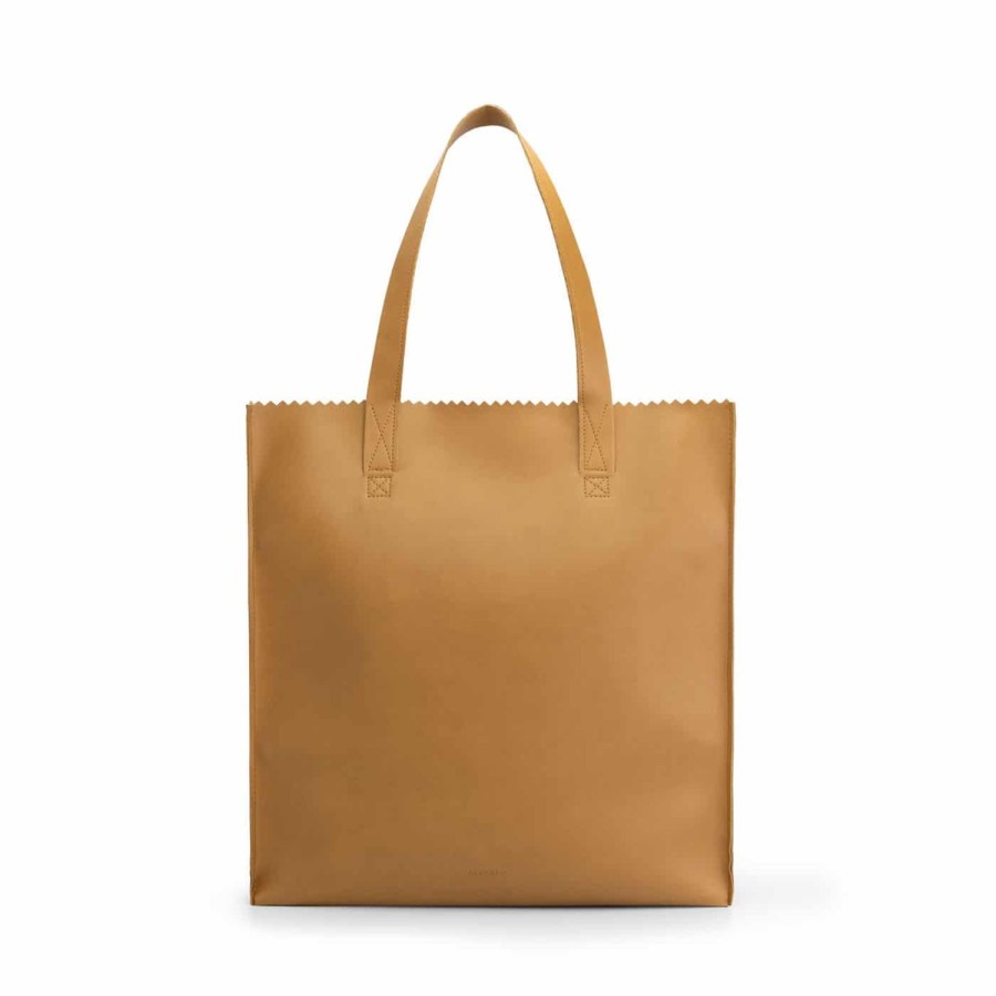 Dames MYoMY Shoppers | My Paper Bag Shopper Maxi - Appleskin Camel Appleskin-Camel