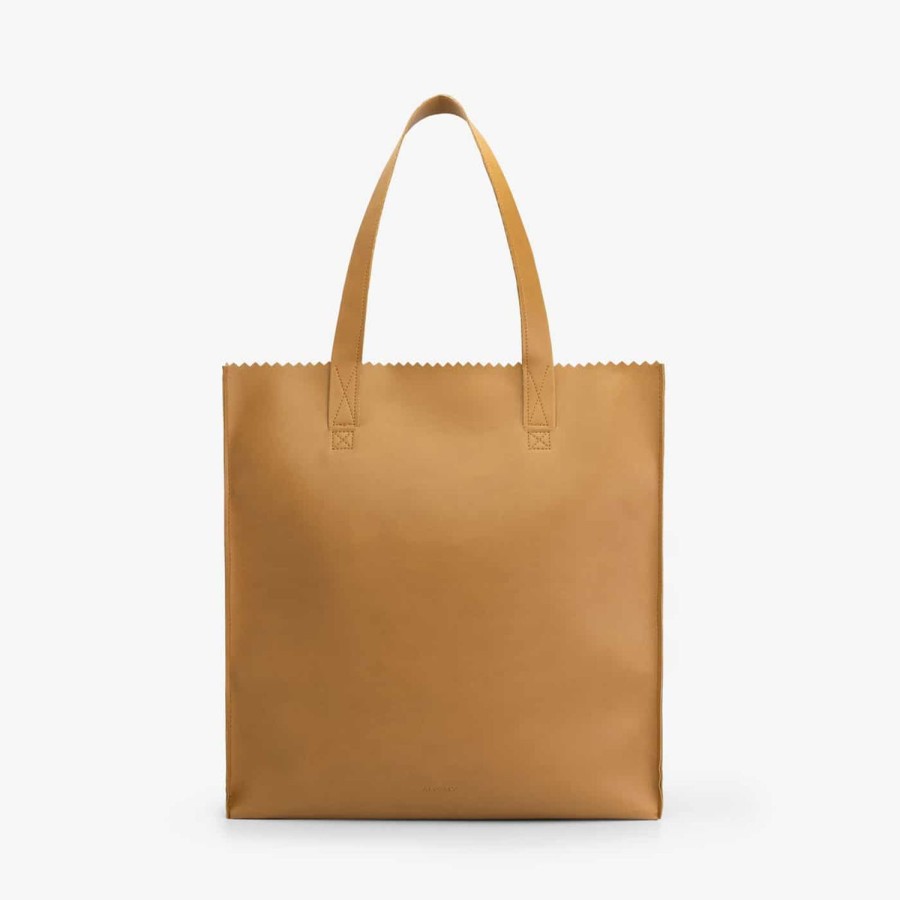 Dames MYoMY Shoppers | My Paper Bag Shopper Maxi - Appleskin Camel Appleskin-Camel