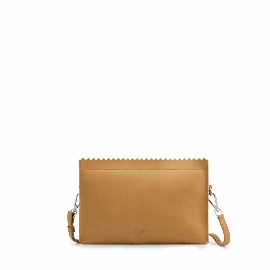 Dames MYoMY Cross-Body | My Paper Bag Mini - Appleskin - Appleskin Camel Appleskin-Camel