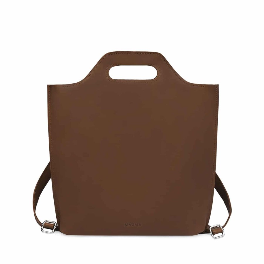 Dames MYoMY Rugzakken | My Carry Bag Backbag - Hunter Mid Brown Hunter-Mid-Brown