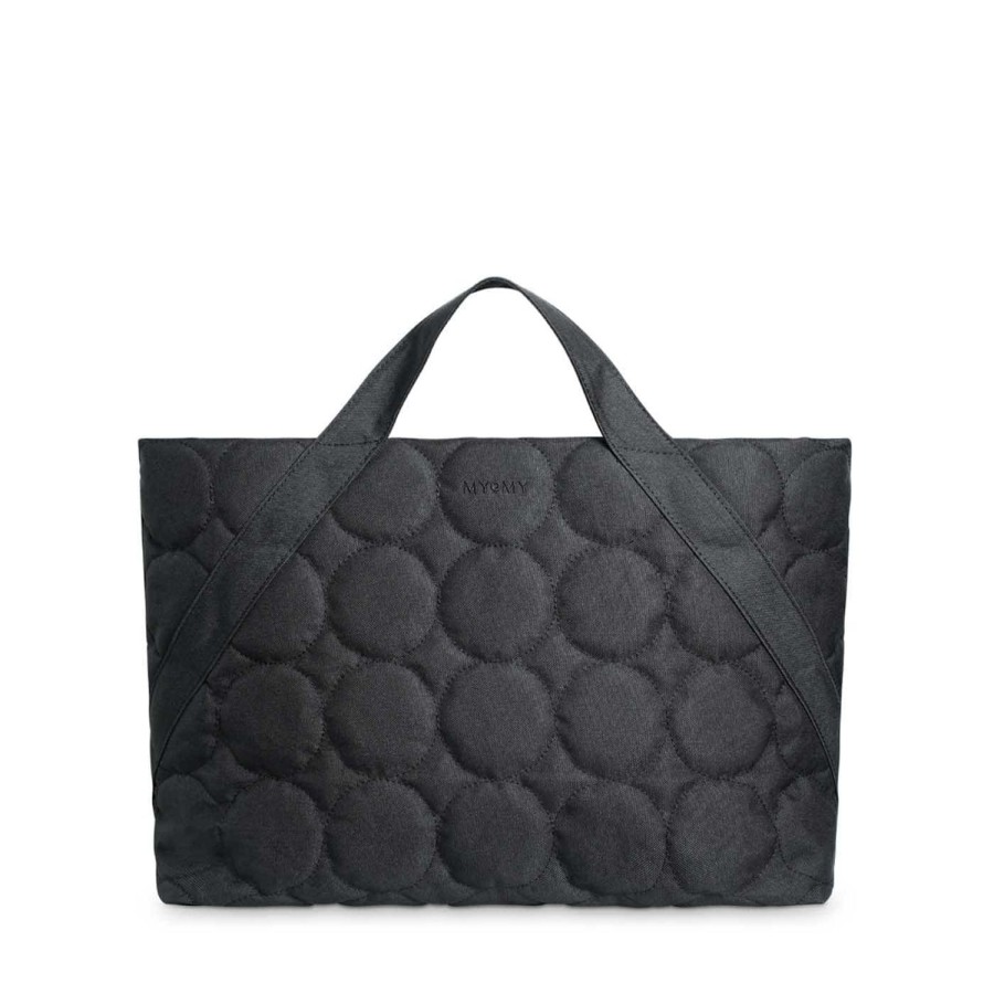 Dames MYoMY Business- En Laptoptassen | My Circle Bag Weekend - Rpet - Rpet Black Rpet-Black