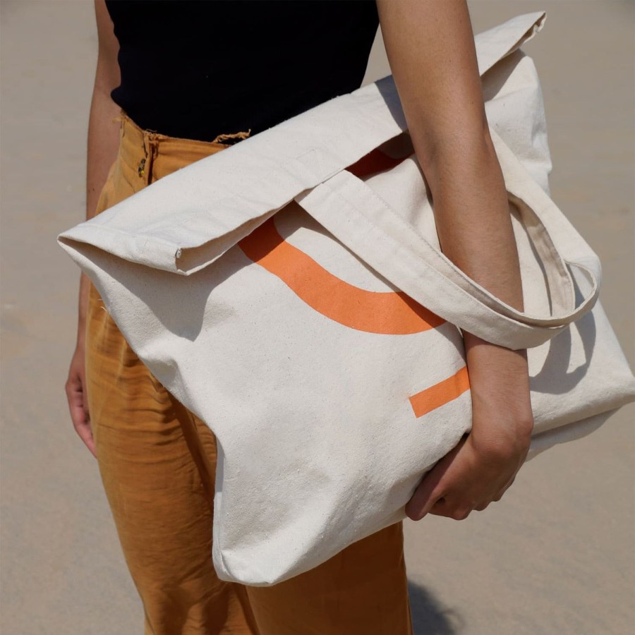 Dames MYoMY Shoppers | My Changemaker Bag Gorgeous - Waste Cotton Orange Waste-Cotton-Orange