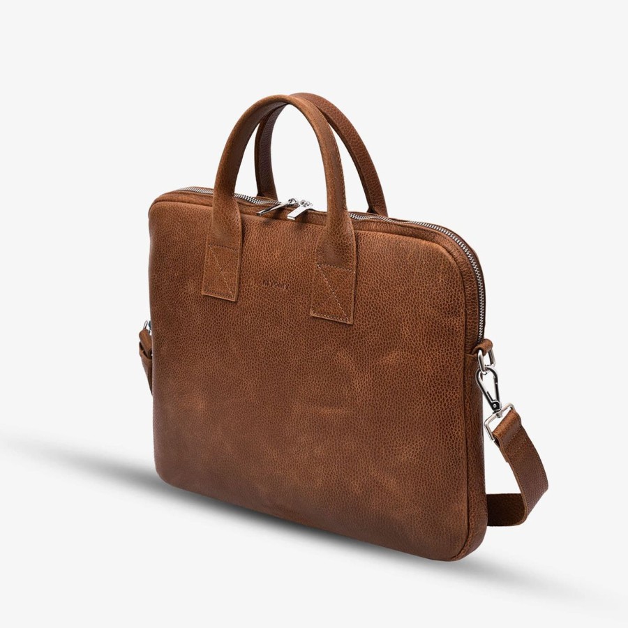 Dames MYoMY Business- En Laptoptassen | My Philip Bag - Laptop - Rambler Brandy Rambler-Brandy