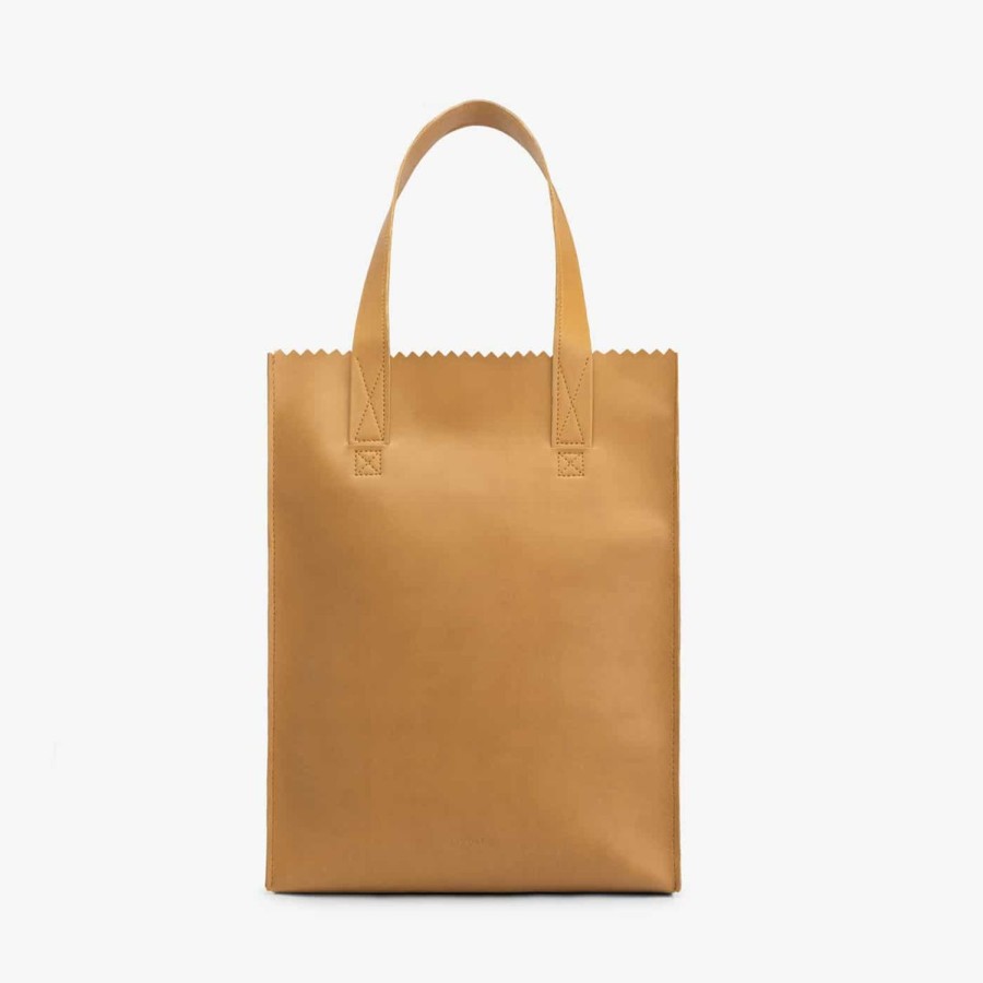 Dames MYoMY Shoppers | My Paper Bag Shopper - Appleskin Camel Appleskin-Camel