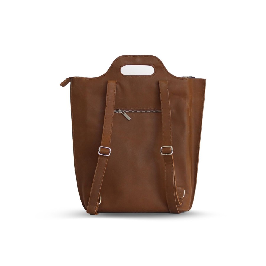 Dames MYoMY Rugzakken | My Carry Backbag - Pre-Owned - Hunter Mid Brown Hunter-Mid-Brown