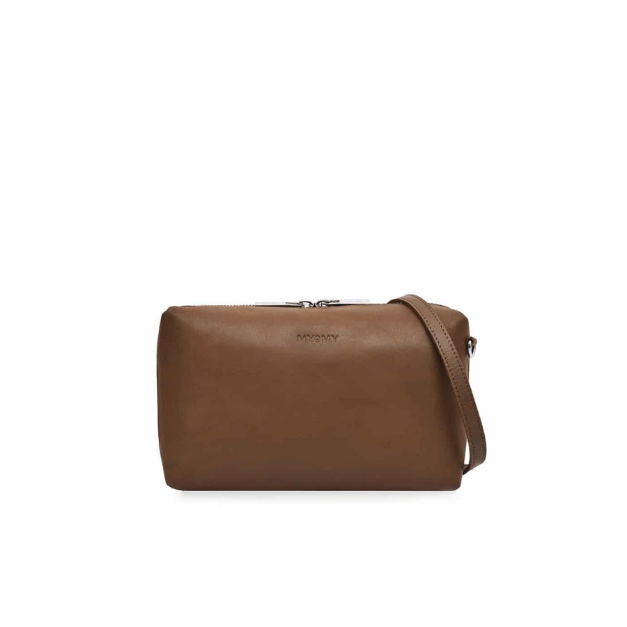 Dames MYoMY Cross-Body | My Boxy Bag Handbag - Hunter Mid Brown Hunter-Mid-Brown