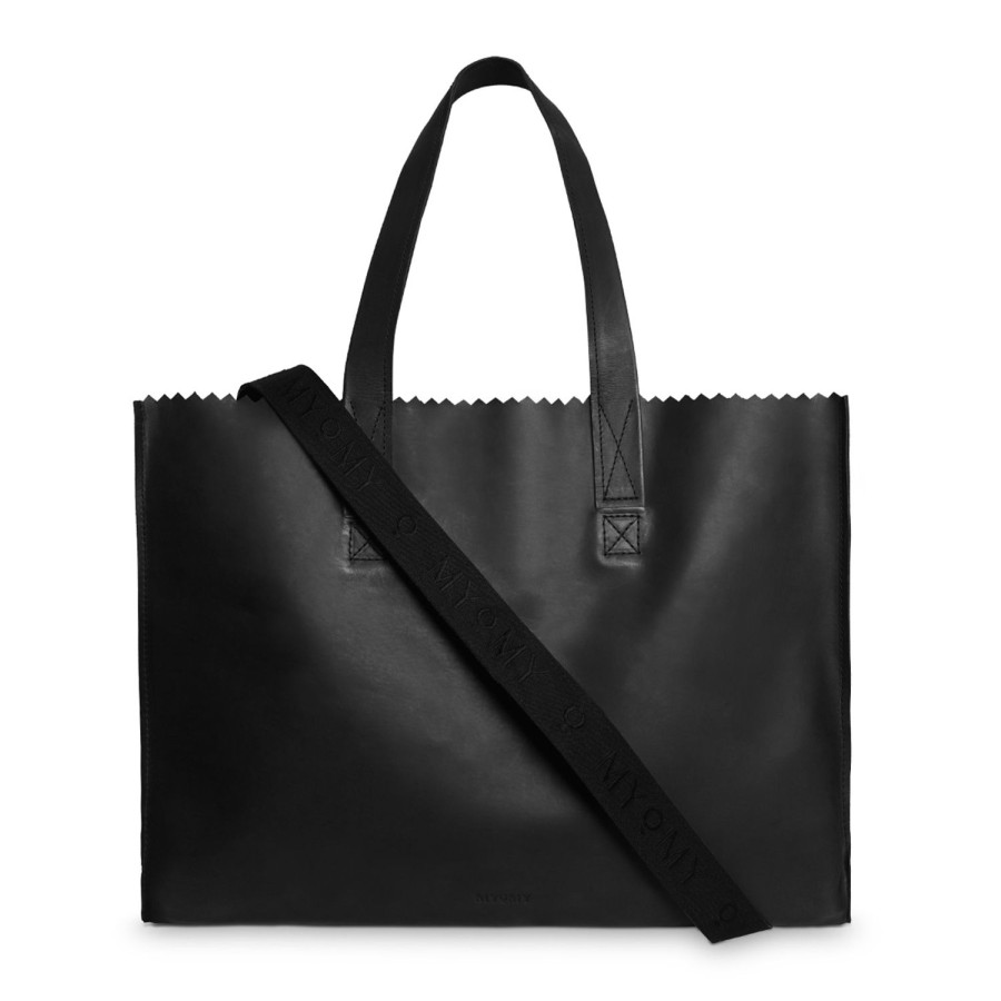 Dames MYoMY Business- En Laptoptassen | My Paper Bag Work - Hunter Off-Black Hunter-Off-Black