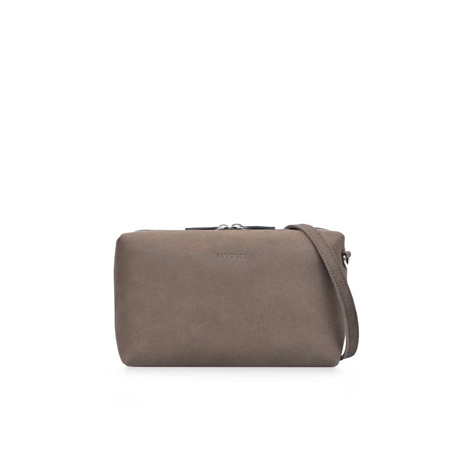 Dames MYoMY Cross-Body | My Boxy Bag Handbag - Hunter Taupe Hunter-Taupe