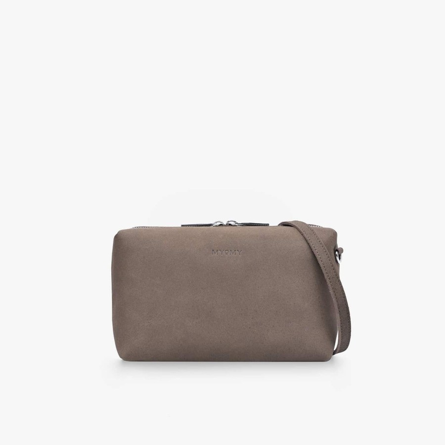 Dames MYoMY Cross-Body | My Boxy Bag Handbag - Hunter Taupe Hunter-Taupe