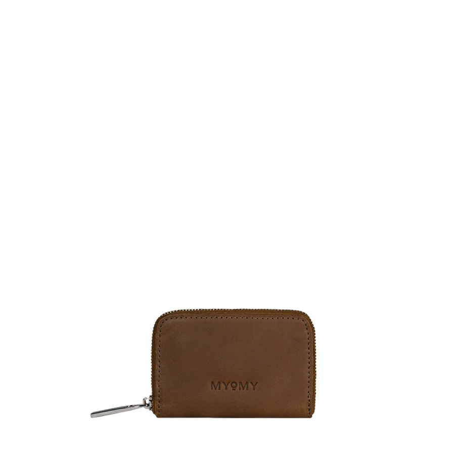 Heren MYoMY Portemonnees | My Wallet Small - Hunter Mid Brown Hunter-Mid-Brown