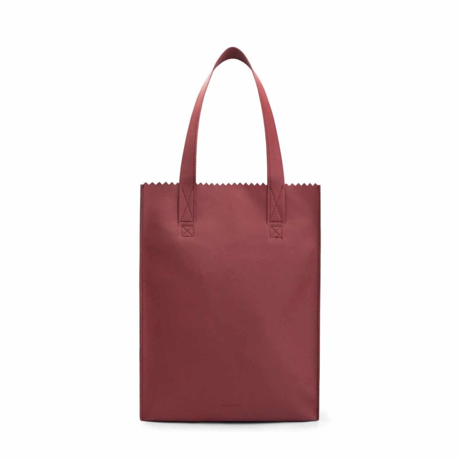 Dames MYoMY Shoppers | My Paper Bag Shopper - Appleskin Burgundy Appleskin-Burgundy