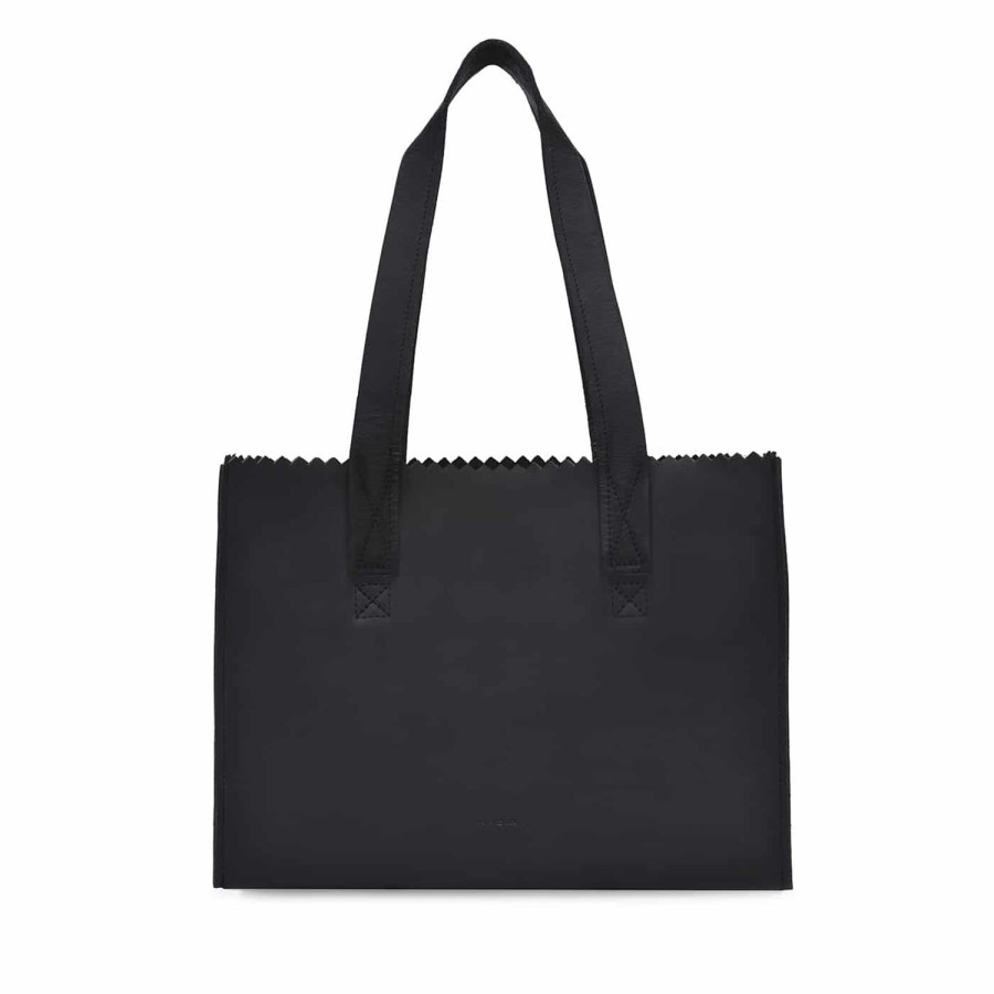 Dames MYoMY Handtassen | My Paper Bag Handtas - Hunter Off-Black Hunter-Off-Black