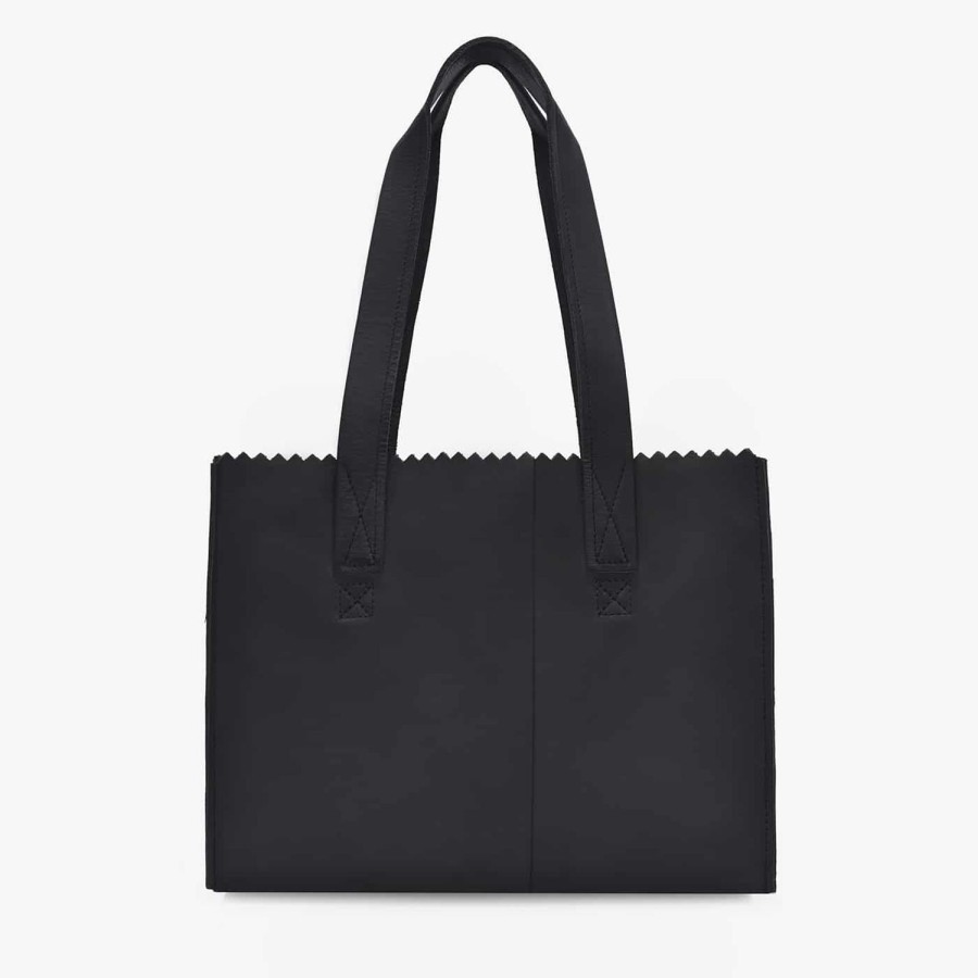 Dames MYoMY Handtassen | My Paper Bag Handtas - Hunter Off-Black Hunter-Off-Black