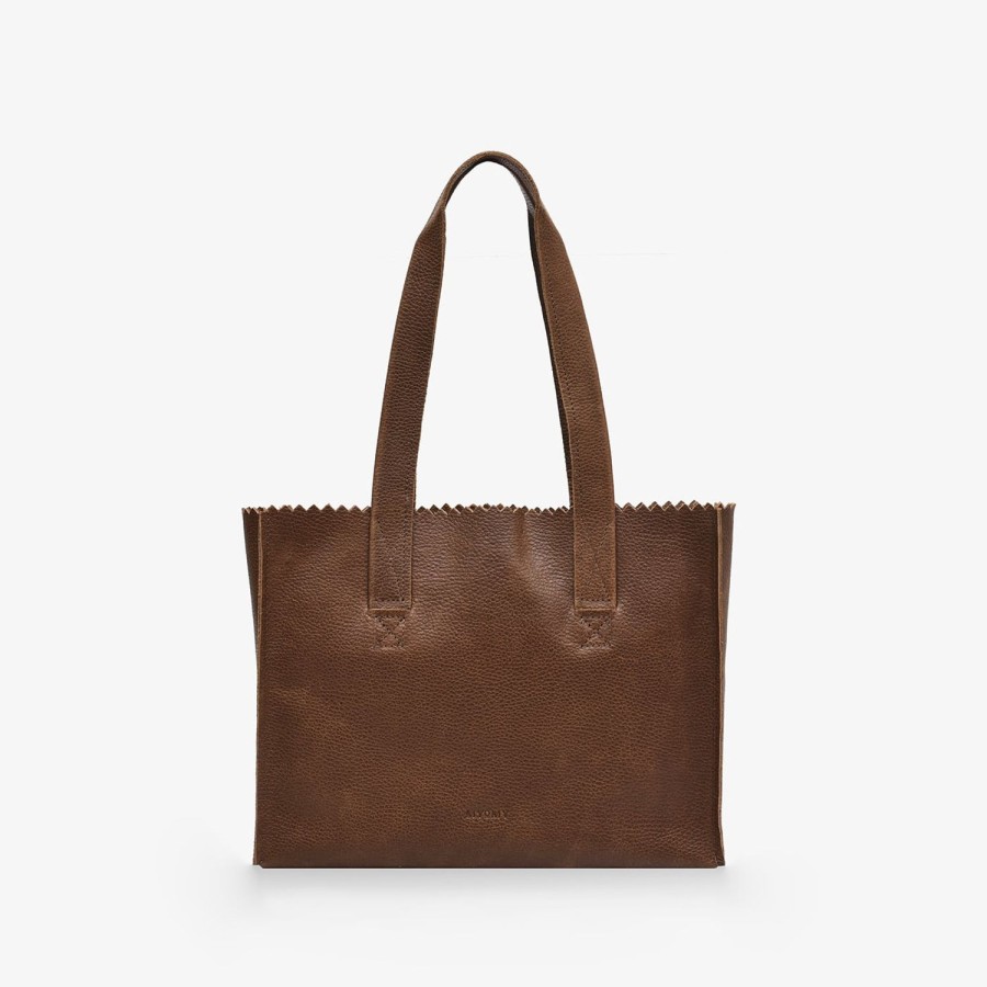 Dames MYoMY Shoppers | My Paper Bag Handtas - Rambler Brandy Rambler-Brandy