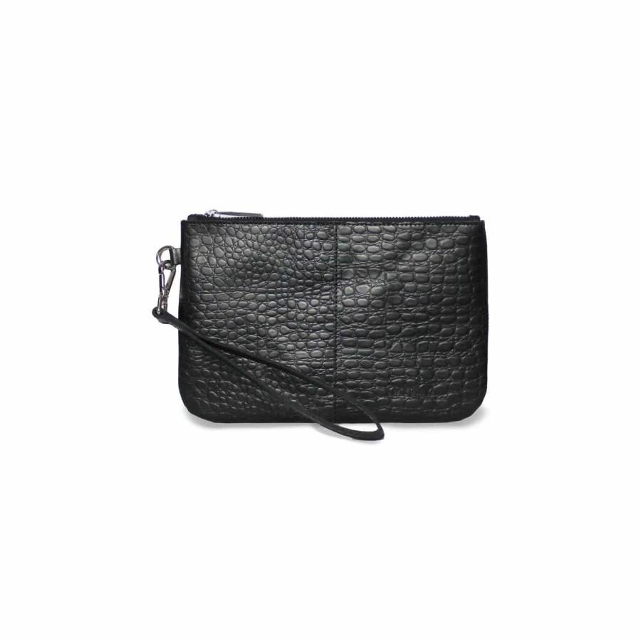 Dames MYoMY Kleine Tassen | My Lima Bag Clutch - Croco Black Croco-Black